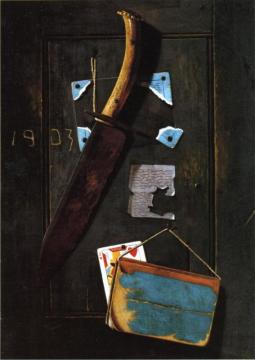 Hanging Knife And Jack Of Hearts Artwork by John Frederick Peto