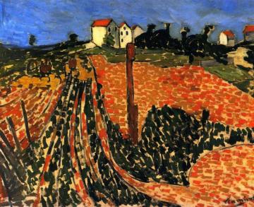 Road To The Garden Market Artwork by Maurice De Vlaminck