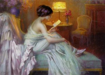 Reading A Letter Artwork by Delphin Enjolras