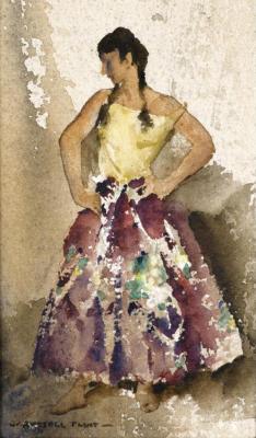 The Pink Room Artwork by Sir William Russell Flint