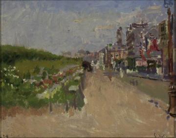 Rue Aguado, Dieppe Artwork by Walter Richard Sickert