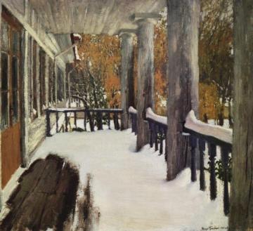 September Snow Artwork by Igor Grabar