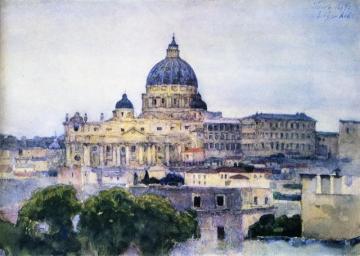 St. Peter's In Rome Artwork by Vasili Ivanovich Surikov