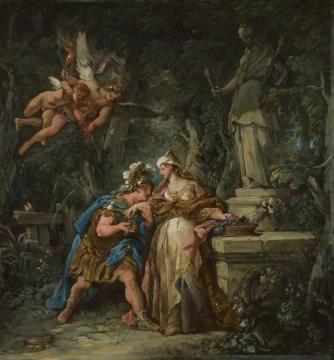 Jason Swearing Eternal Affection To Medea Artwork by Jean François De Troy