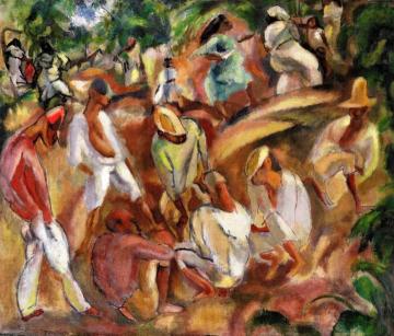 Young Blacks in Cuba Artwork by Jules Pascin