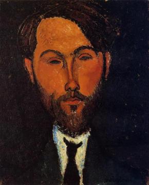 Portrait of Leopold Zborowski Artwork by Amedeo Modigliani