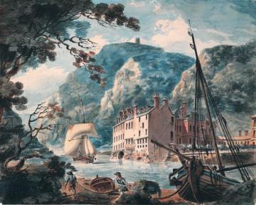 The Avon Gorge At Bristol, With The Old Hot Wells House Artwork by Joseph Mallord William Turner