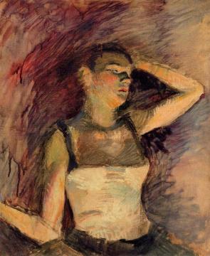 Study Of A Dancer Artwork by Henri de Toulouse-Lautrec