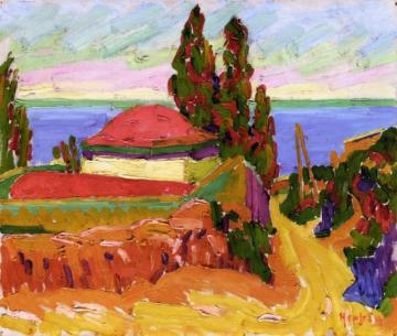 Corsican Landscape Artwork by Auguste Herbin