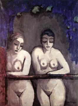 Two Nude Women At The Window Artwork by Kees Van Dongen