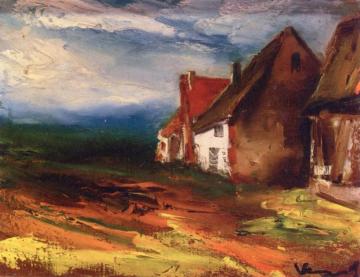 Farm Artwork by Maurice De Vlaminck