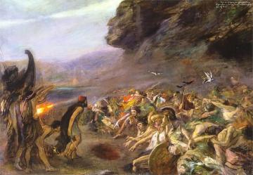 Odysseus In Hades Artwork by Wojciech Weiss