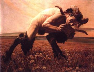 The Faun Artwork by Carlos Schwabe