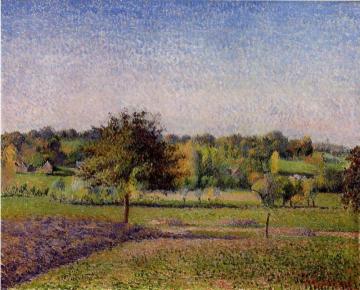 Meadows at Eragny Artwork by Camille Pissarro