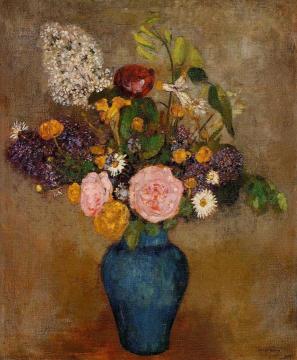 Vase of Flowers Artwork by Odilon Redon