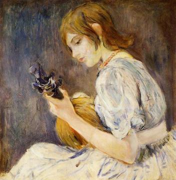 The Mandolin Artwork by Berthe Morisot