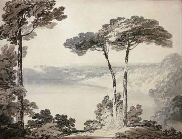 Lake Albano Artwork by Joseph Mallord William Turner