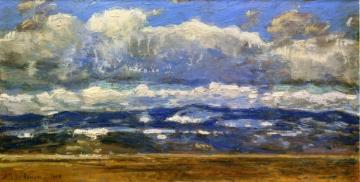 Over the Great Divide Artwork by Frederick Childe Hassam