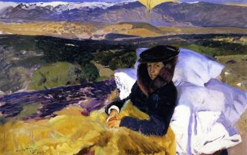 Maria Convalescing in El Pardo Artwork by Joaquin Sorolla y Bastida