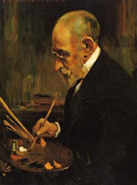 Autorretrato Artwork by Enrique Martinez Cubells