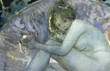 The Pearl In The Shell Artwork by Eduard Veith