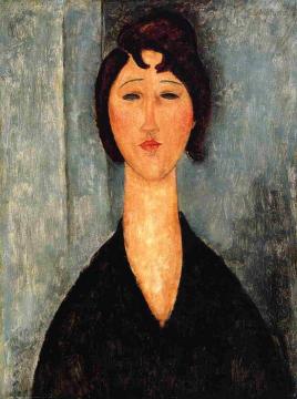 Portrait of a Young Woman Artwork by Amedeo Modigliani