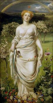 Gentle Spring Artwork by Anthony Frederick Sandys