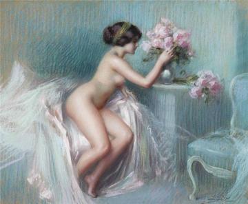 Arranging Summer Blooms Artwork by Delphin Enjolras