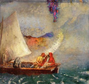 Boat Artwork by Odilon Redon