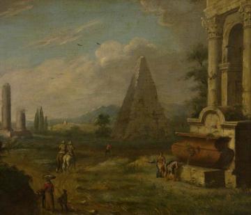 Italian Landscape Artwork by Giovanni Paolo Pannini