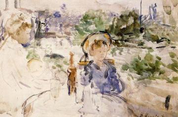 Luncheon in the Countryside Artwork by Berthe Morisot