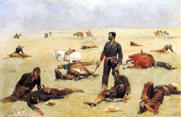 What an Unbranded Cow Has Cost Artwork by Frederic Remington