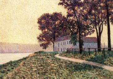 Sunset Artwork by Auguste Herbin