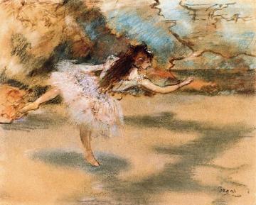 Dancer on Point Artwork by Edgar Degas