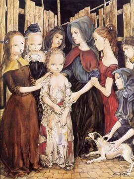 Lost Child Artwork by Tsuguharu Foujita