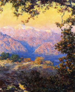 November Morning Artwork by Theodore Clement Steele