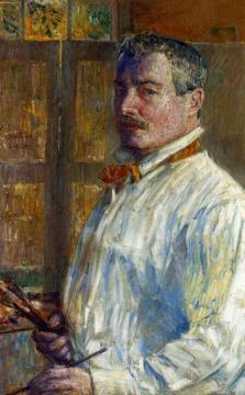 Self Portrait Artwork by Frederick Childe Hassam