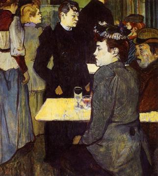 A Corner In The Moulin De La Galette Artwork by Henri de Toulouse-Lautrec