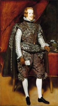Philip Iv In Brown And Silver Artwork by Diego Velazquez
