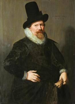Portrait Of Jan Martsz. Merens (1574-1642) Artwork by Jacob Waben