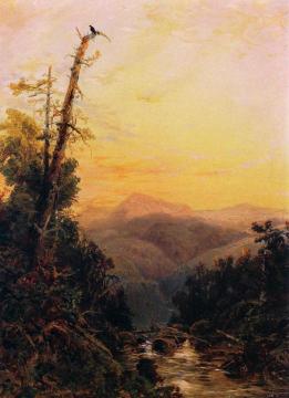 Sunset in the Catskills Artwork by Arthur Quartley