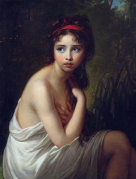 The Bather Artwork by Elisabeth Vigee Le Brun