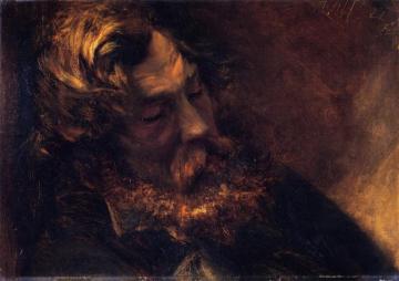 Man Asleep Artwork by Adolph von Menzel