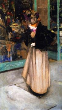 The Milliner's Window Artwork by George Henry