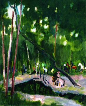 In The Woods Artwork by Kees Van Dongen