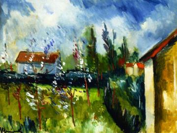 Spring Landscape Artwork by Maurice De Vlaminck