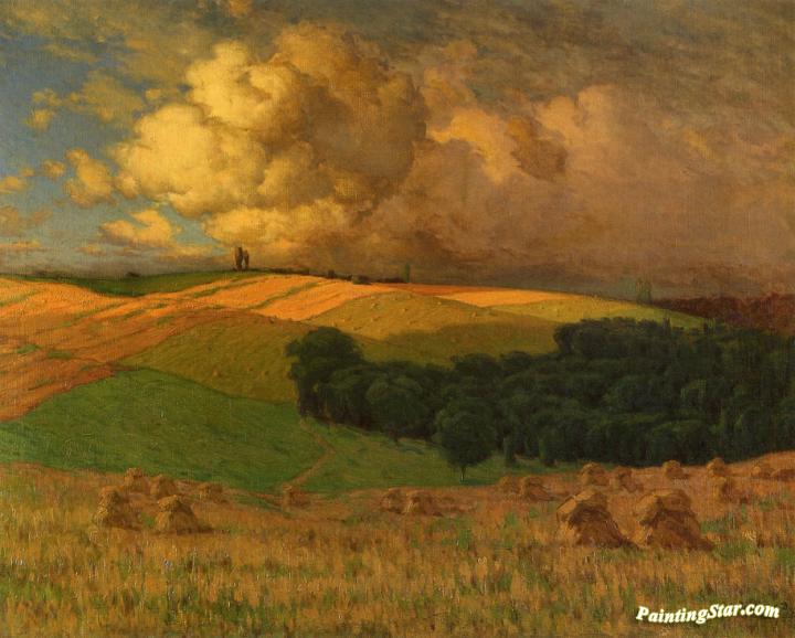 October Artwork by Frank Charles Peyraud