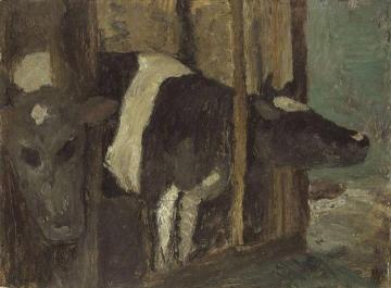 Cowshed Artwork by Paula Modersohn-Becker