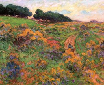 Figure in a Breton Heath Artwork by Claude-Emil Schuffenecker