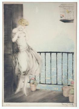 Louise Artwork by Louis Icart